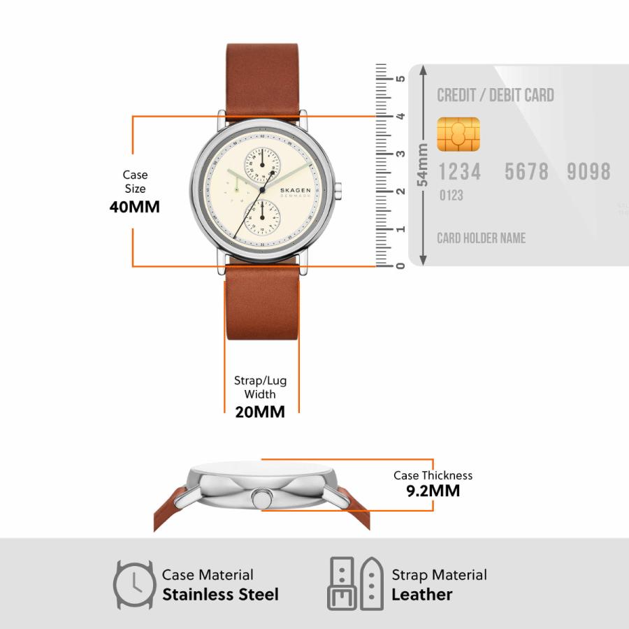 SIGNATUR （ノベルティー付き）スカーゲン SKAGEN 腕時計 メンズ