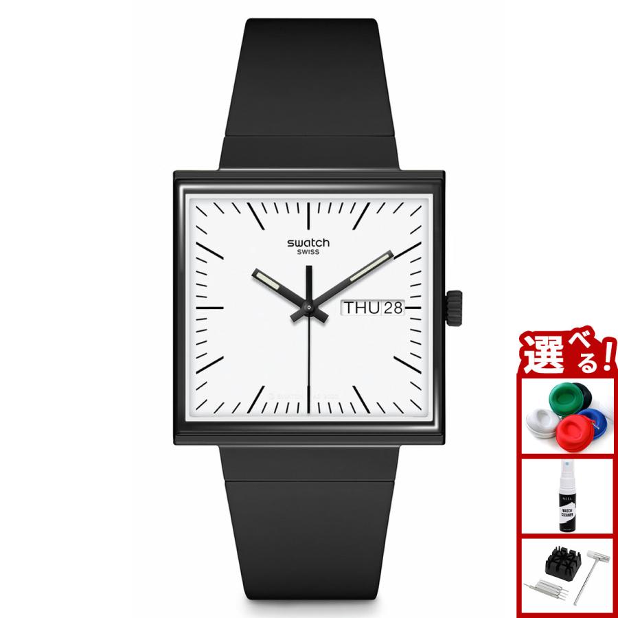 Swatch swatch スウォッチ WHAT IFBLACK? 腕時計 SO34B700
