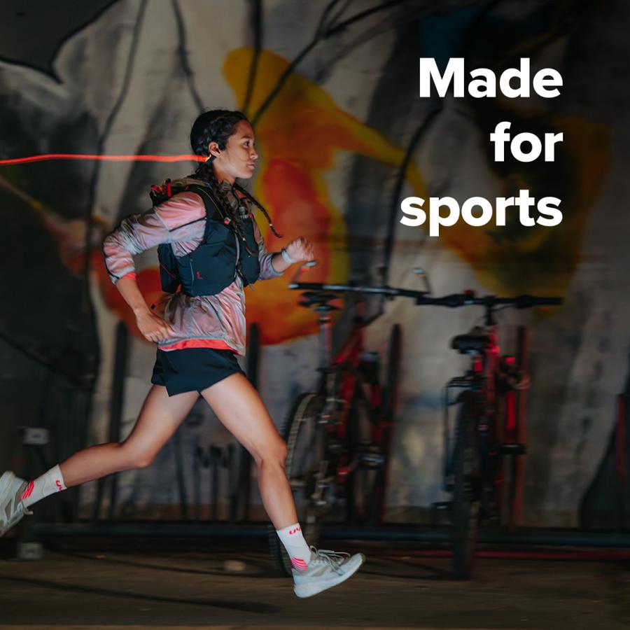 スント SUUNTO WING Lava Red 骨伝導イヤホン ウィング オープンイヤー ヘッドホン 充電 SS050944000の画像