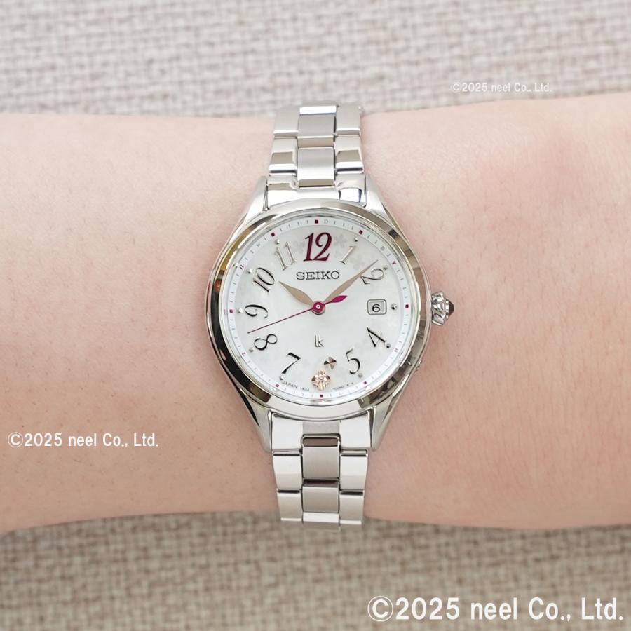 68 SEIKO ルキア時計　レディース腕時計　ホワイトシェル 10Pダイヤ セイコー ルキア＞より、日本人女性の腕になじむスリムなシルエットと