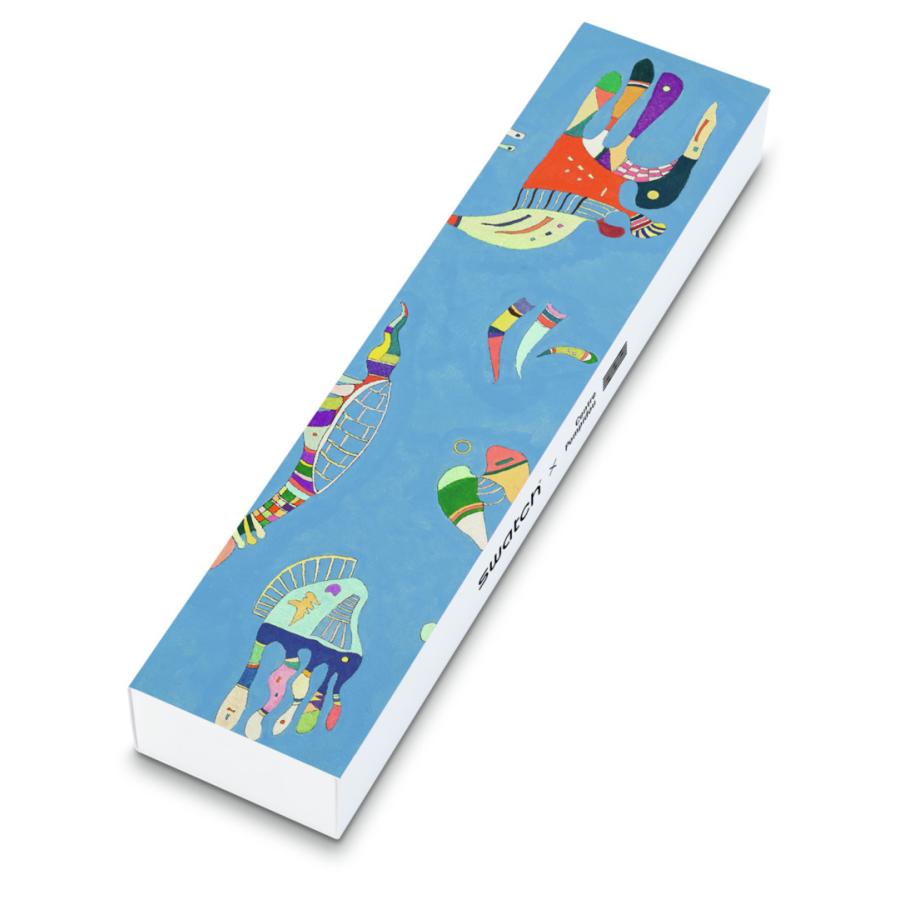 ニュー・ジェント swatch スウォッチ 腕時計 アートコラボ BLUE