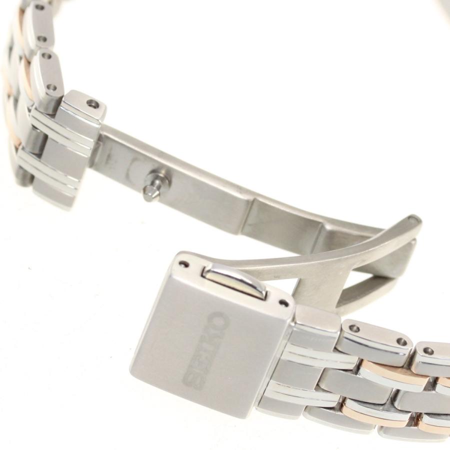 稼働品　SEIKO セイコー　エクセリーヌ　スクエア　ブレスレット　腕時計 ドルチェ&エクセリーヌ プレステージ ライン[SWCW112] Exceline