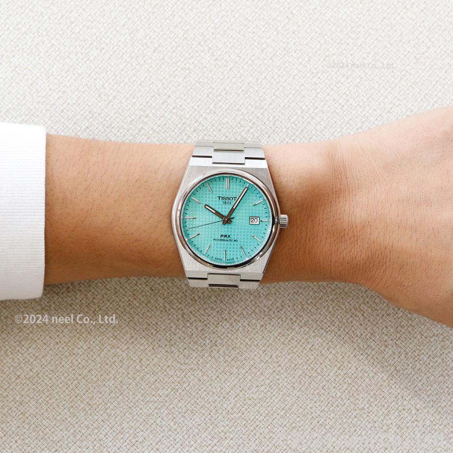 【美品】ティソ PRX パワーマティック80 アイスブルー 自動巻き 楽天市場】ティソ 公式 メンズ 腕時計 TISSOT PRX パワー