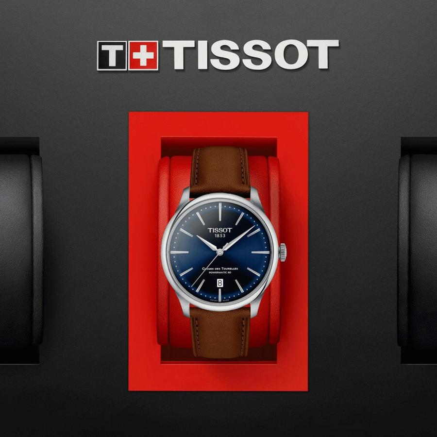 ティソ 腕時計 未使用 シュマンデトゥレル パワーマティック80 TISSOT】ティソ シュマン・デ・トゥレル パワーマティック80 42MM