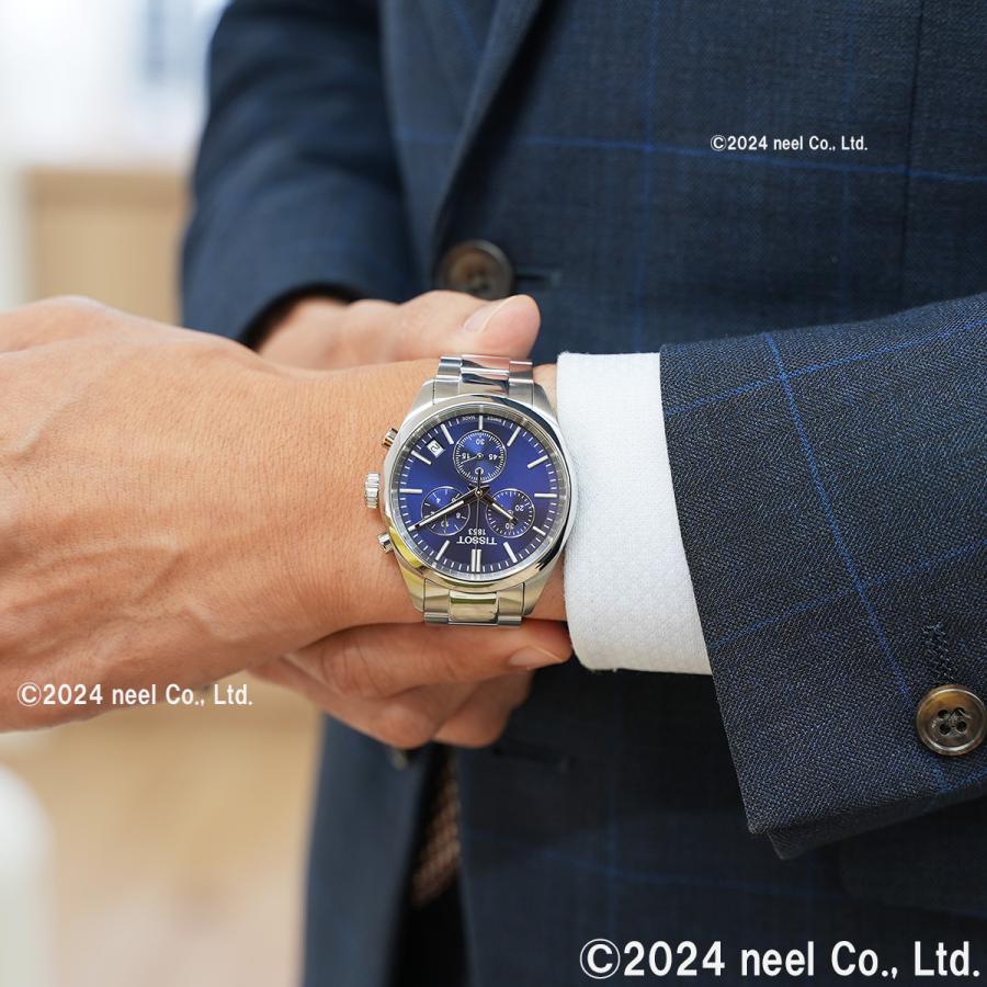 TISSOT PR 100 クロノグラフ ブルー文字盤 TISSOT ティソ PR100 クロノグラフ 腕時計 T101.417.11.041.00