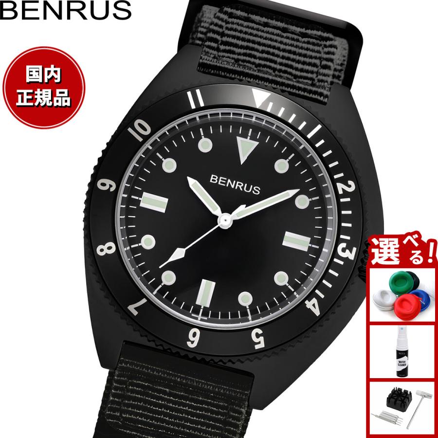 BENRUS ベンラス 腕時計 メンズ コンバット TYPE-I BK COMBAT BK