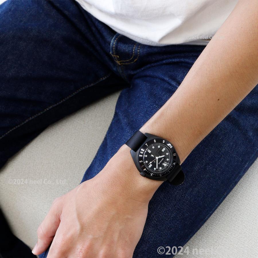 BENRUS 手巻き腕時計 17 JEWELS ブラック BENRUS ベンラス 腕時計 メンズ TYPE-I BLACK ブラック ミリタリー