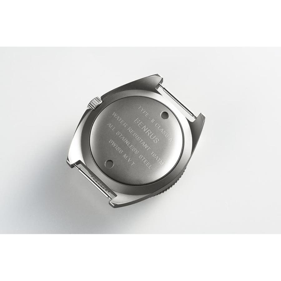 BENRUS ベンラス 腕時計 メンズ TYPE-II SILVER シルバー ミリタリー