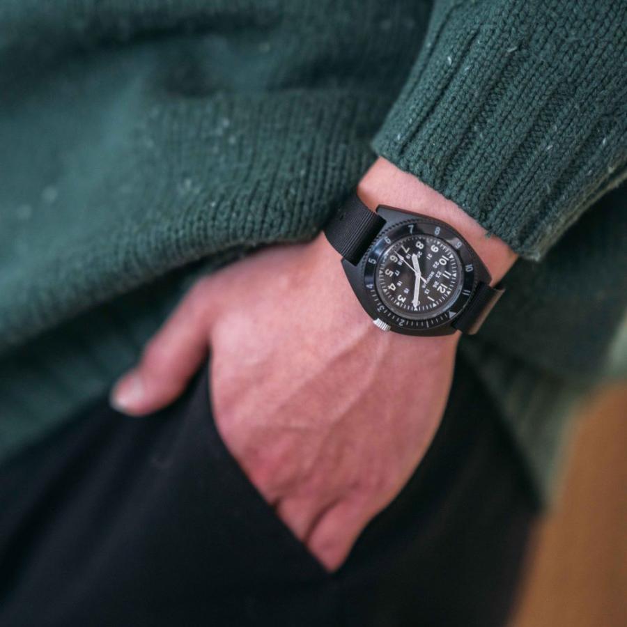 BENRUS ブラック MB氏紹介 BENRUS TYPE-II BLACK ベンラス 腕時計 メンズ – 東京ウォッチ