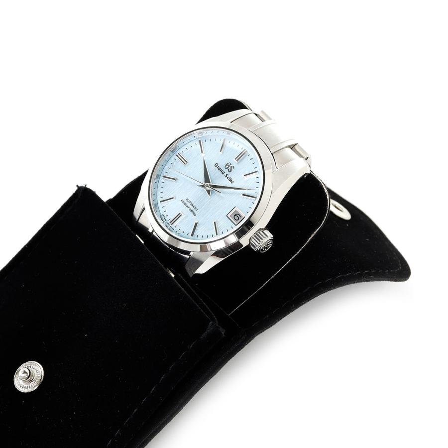 時計ケース 1本 収納 持ち運び ポータブル コンパクト ベロア調