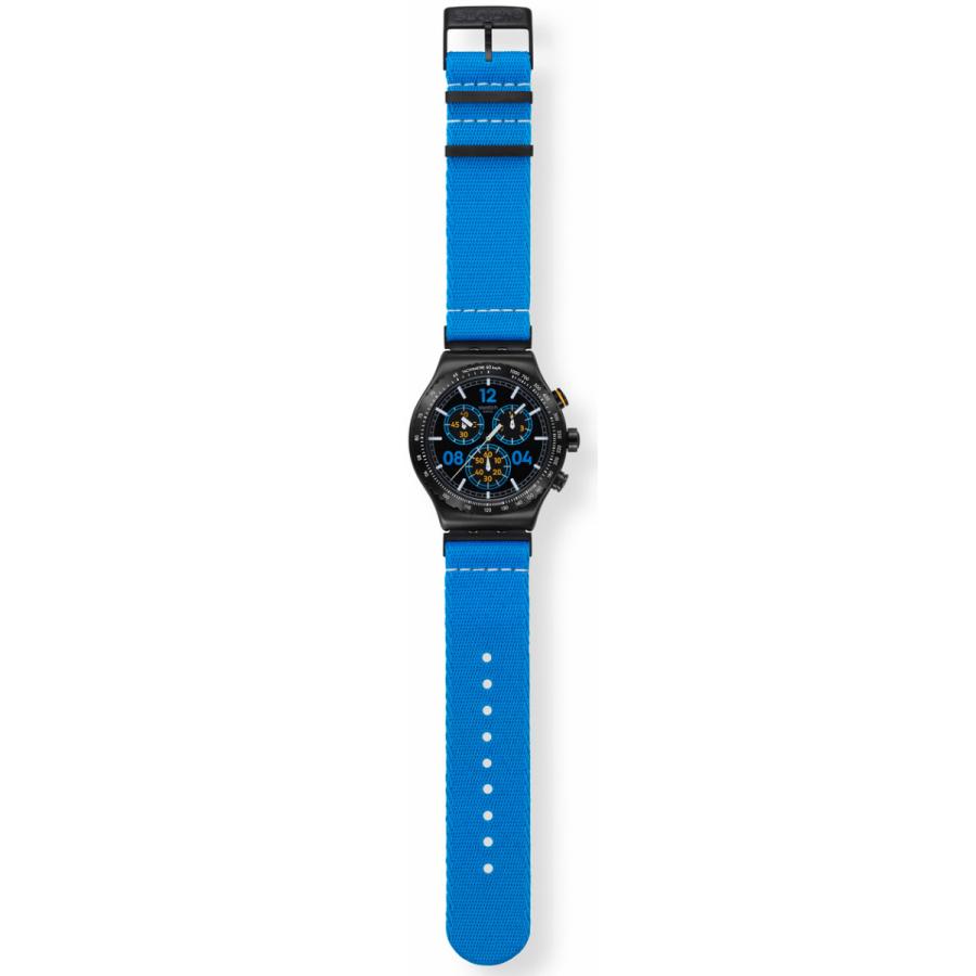 ✨SWATCH✨スウォッチ✨IRONY✨クォーツ✨デイト✨ブルー文字盤✨腕時計✨ IRONY（Swatch） swatch スウォッチ 腕時計 メンズ アイロニー IRONY