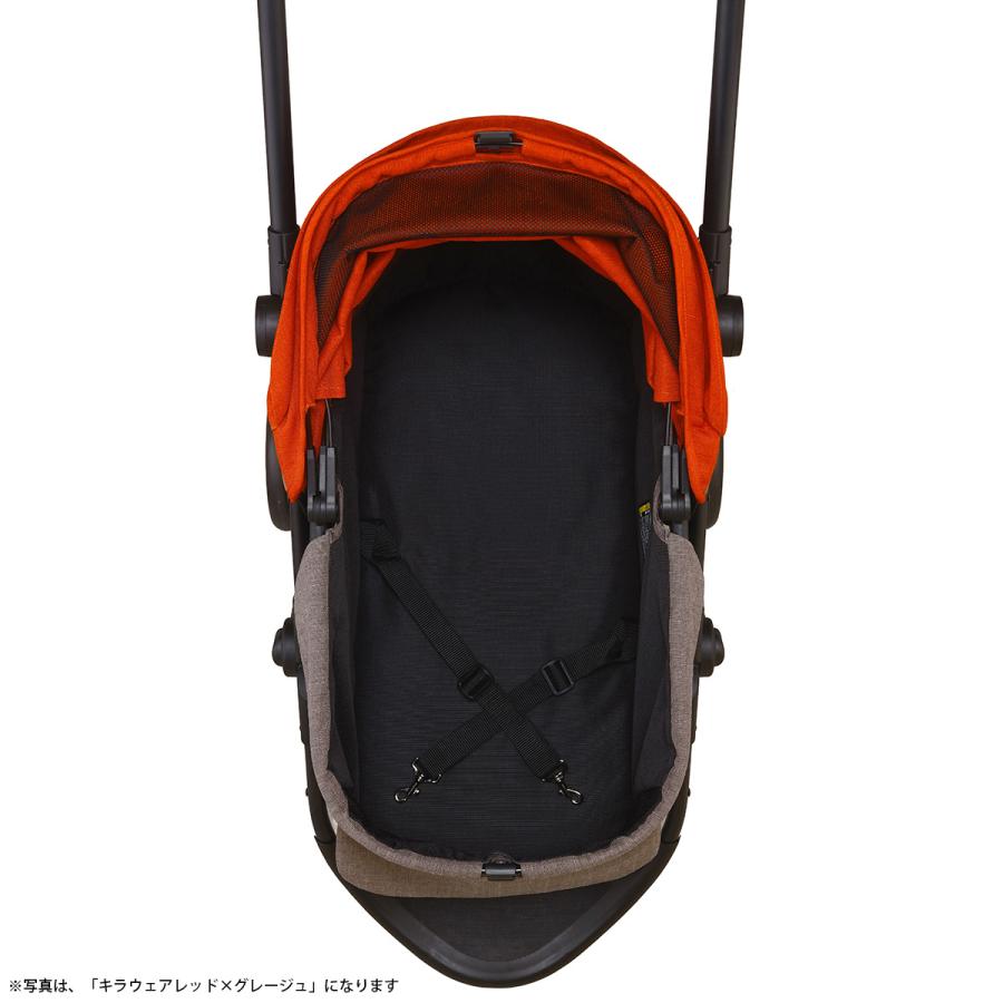 コムペット ペットカート ルルテイル マウナロアブラック×グレージュ