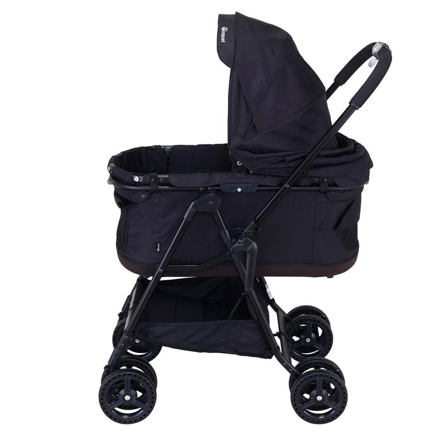 【ほぼ新品】コンビ ペット用カート ミリクランアルファロング カラパナブラック Amazon | コンビ コムペット ミリクラン アルファ ロング