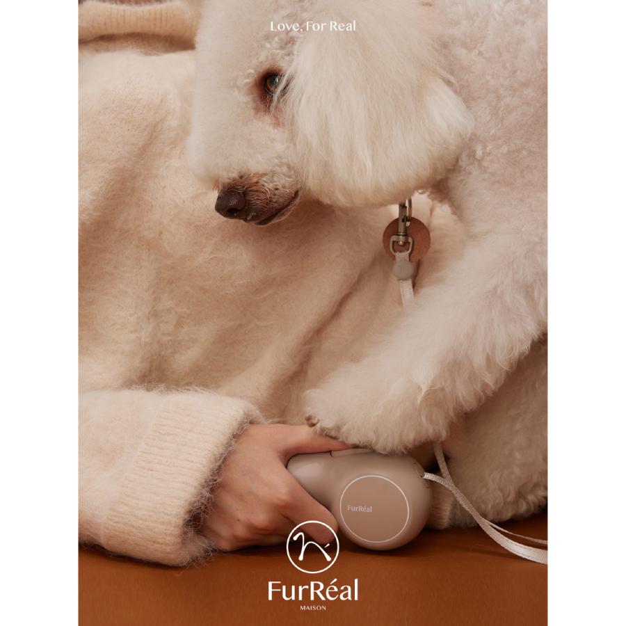 ファーリアル ココアリード フラッグシップモデル ベージュ 伸縮リード