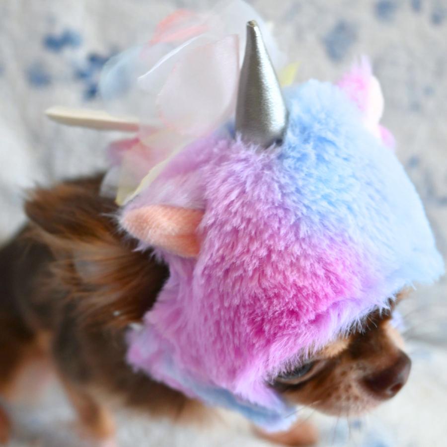 犬の帽子 ガーデンオブエデン ふわもこユニコーンパイロット M