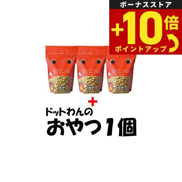 ドットわん ドットわんごはん 500g×3袋セット＋ドットわんおやつ1個