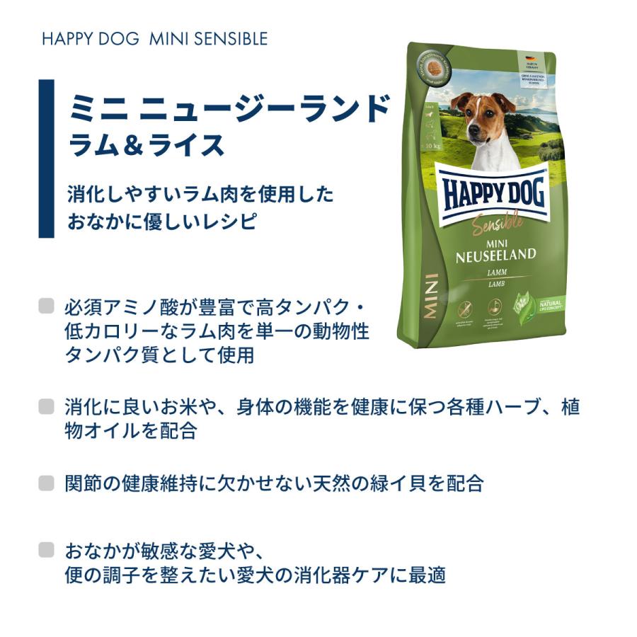 ミニ ニュージーランド (ラム＆ライス) 4kg ハッピードッグ ミニ