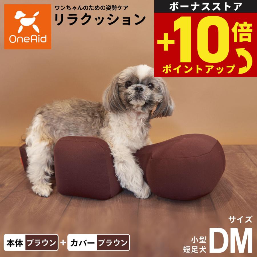リラクッション 撥水カバーセット DM 本体:ブラウン カバー:ブラウン 