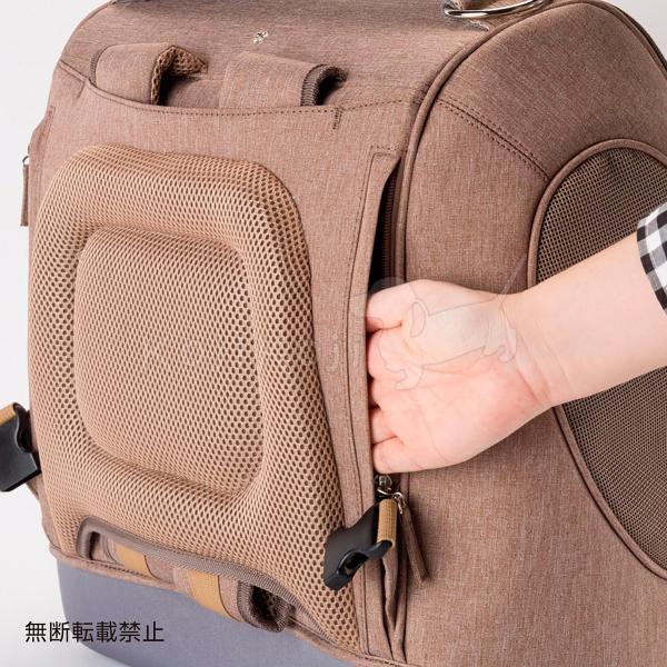 OPPO オッポ Pet Carrier muna ペットキャリア ミュナ ライトグレー 犬 猫 ペットキャリー 4WAY | テラモト | 08