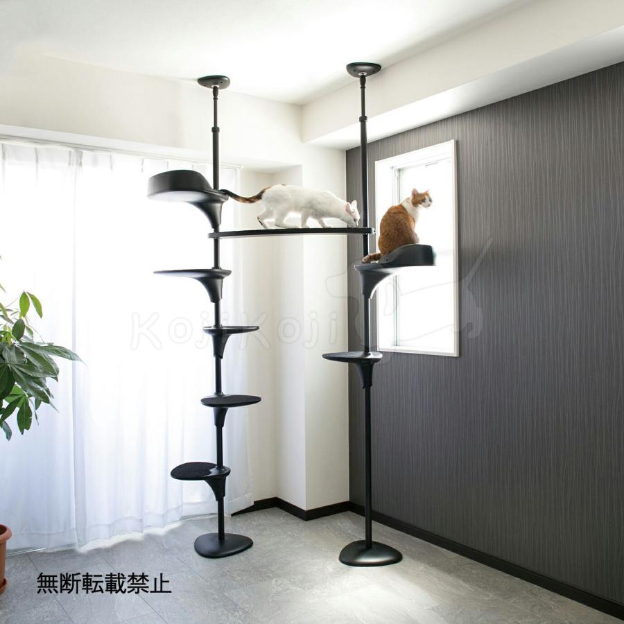 OPPO オッポ キャットタワー 突っ張り スリム キャットフォレスト ツー CatForest-2 ブラック 猫 | OPPO（ペット） | 10