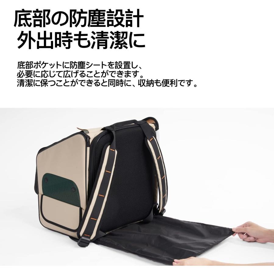 pidan（ピダン） ペット用折り畳み式ハウス型トラベルリュック ペット