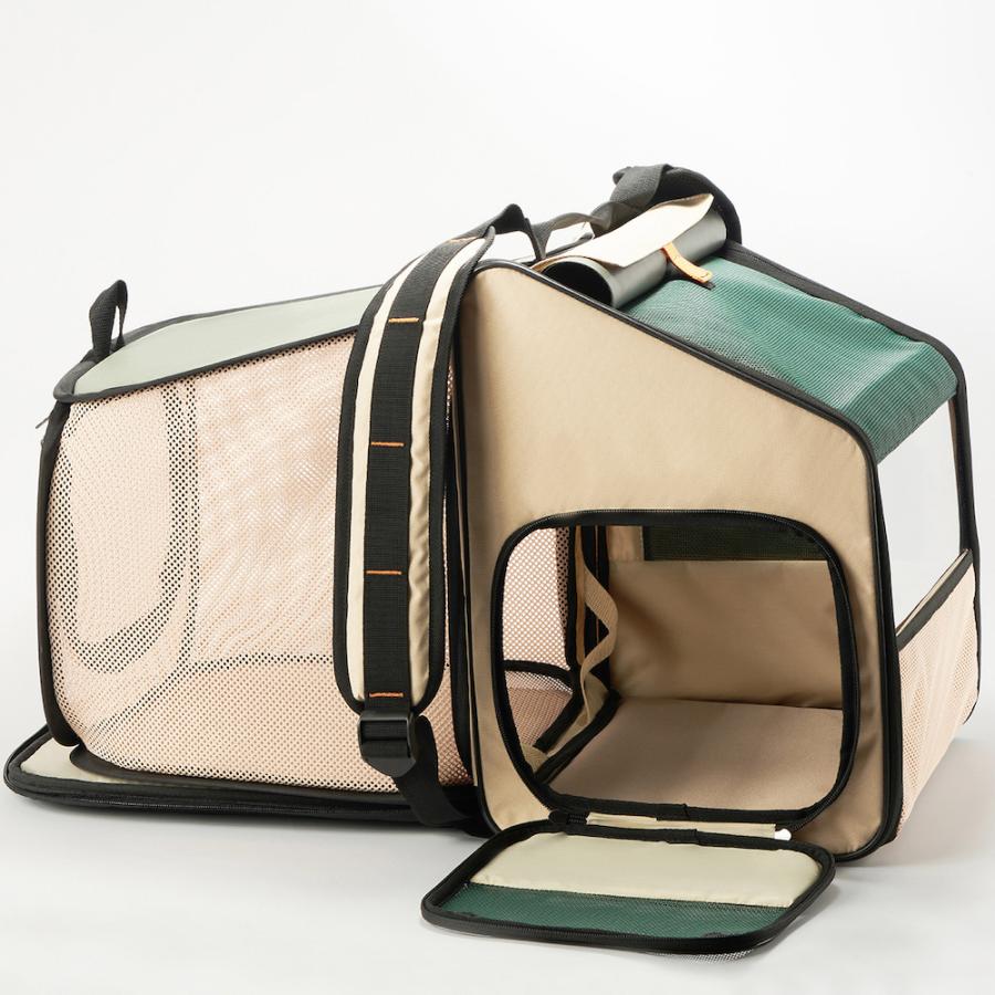 pidan（ピダン） ペット用折り畳み式ハウス型トラベルリュック ペット