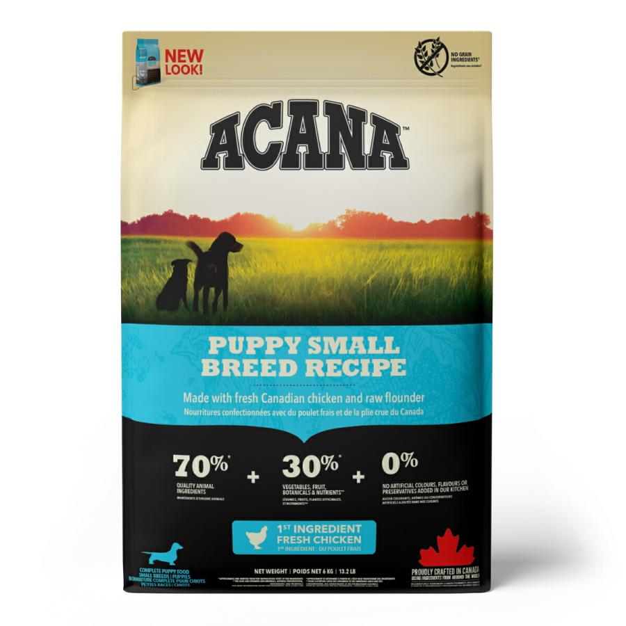 倍々+5倍！最大ポイント26倍！本日限定！アカナ ACANA ドッグフード パピースモールブリードレシピ 小型犬 子犬用 穀物不使用 6kg 正規品 無添加の画像
