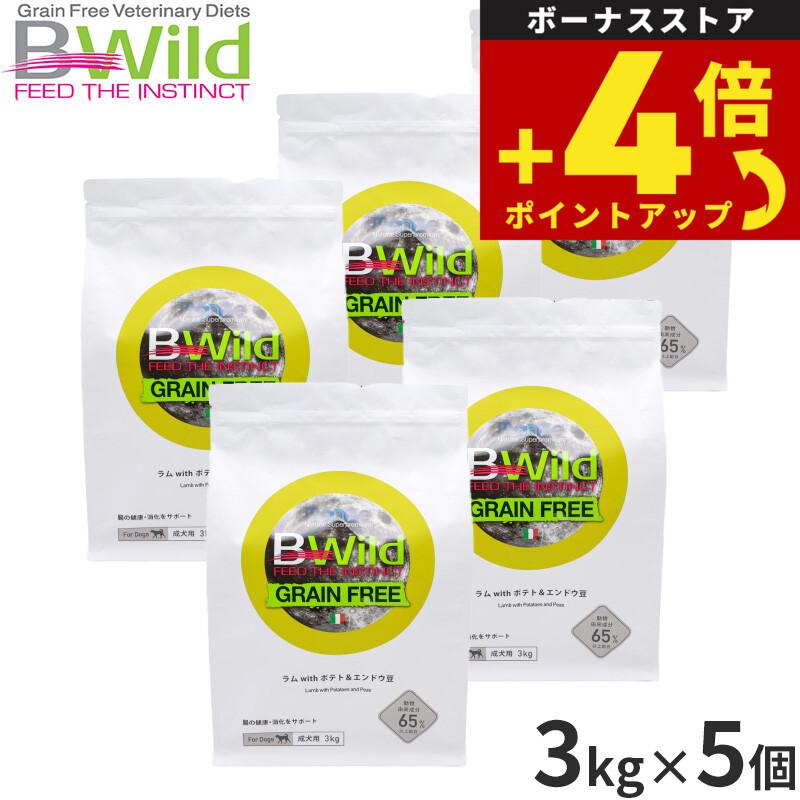 6.2Kg B-Wild グレインフリー ドッグフード ラム＆ポテト＆エンドウ豆