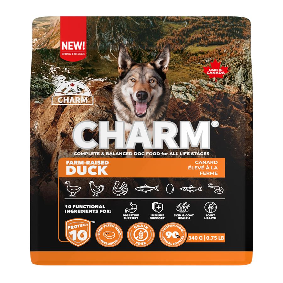 チャーム CHARM ファームレイズドダック 鴨肉 ドッグフード グレインフリー 340g 無添加 穀物不使用 犬 |  | 01
