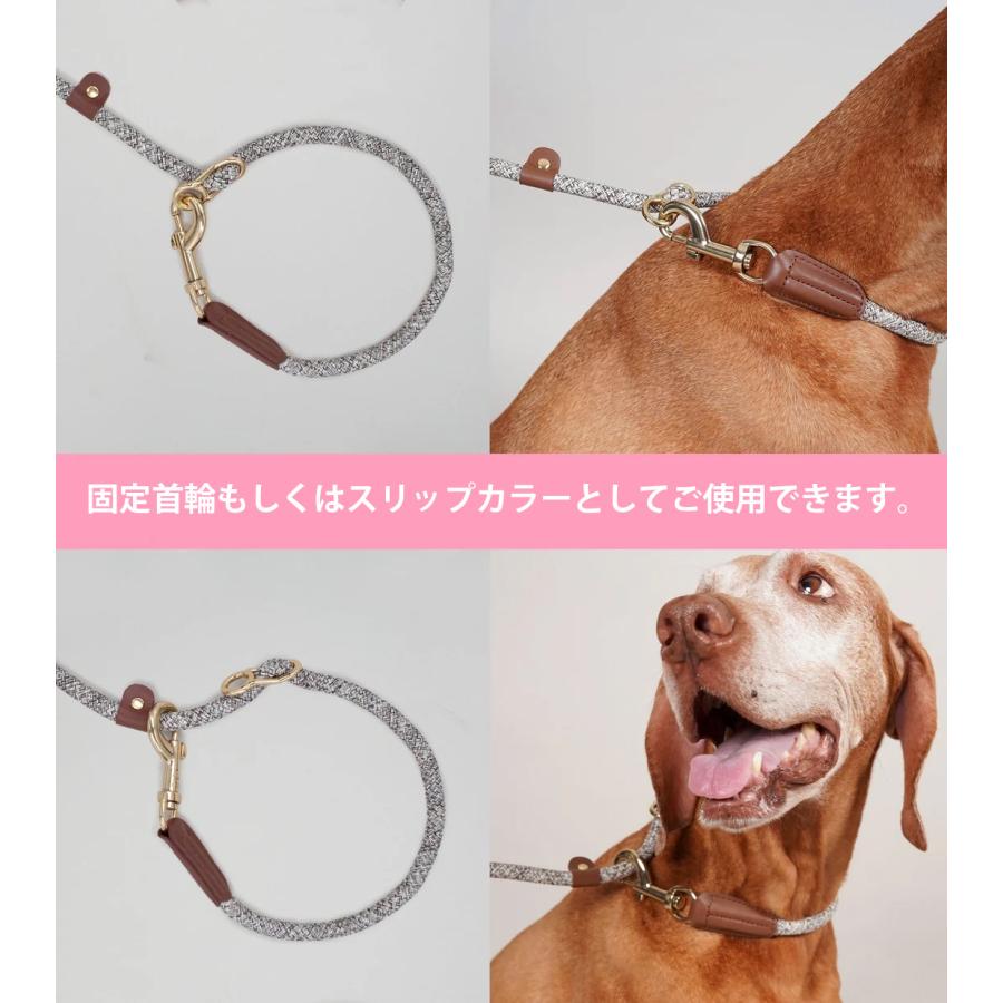 倍々+5倍！最大ポイント30倍！4月25日！ハイファイブドッグ ハンズフリーリーシュ 13mm ブラック/ゴールド ハイ5ドッグ リード 肩掛けリード 犬_3