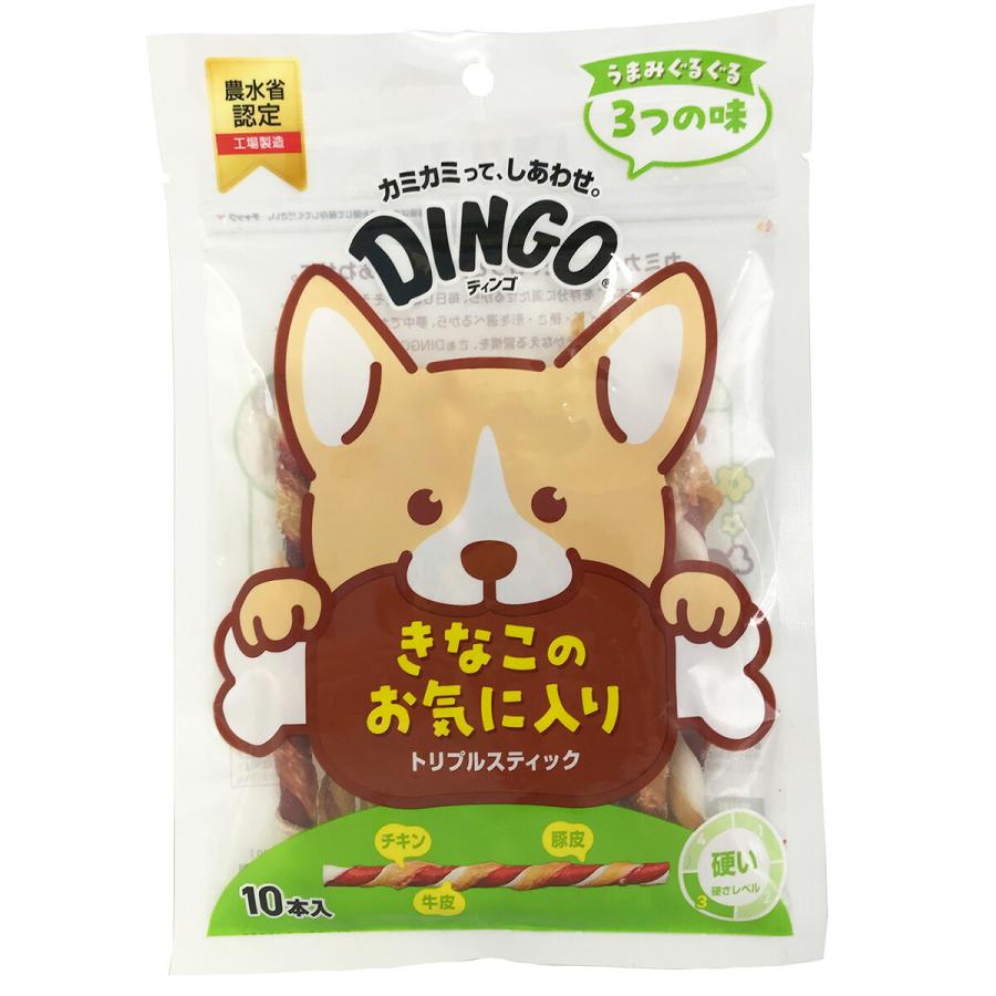 ディンゴ 犬用おやつ トリプルスティック 10本 Dingo ガム 歯磨き デンタルケア ドッグトリーツ |  | 01