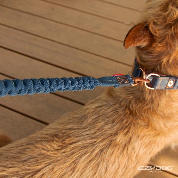 倍々+5倍！最大ポイント30倍！11月5日！イージードッグ EZY DOG ゼロショックライト リード 120cm デニム |  | 01