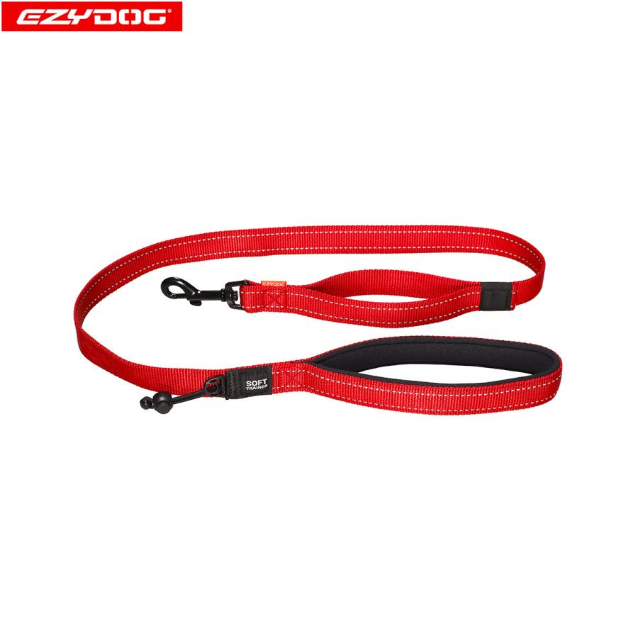 倍々+5倍！最大ポイント26倍！本日限定！イージードッグ EZYDOG ソフトトレーナー 120cmレッド トレーニングリード しつけ パピートレーニング | ブランド登録なし