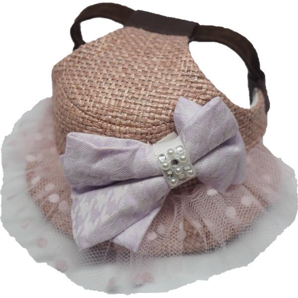 倍々+5倍！最大ポイント26倍！本日限定！犬の帽子 ガーデンオブエデン りぼんチュールハット Sサイズ ピンク |  | 01