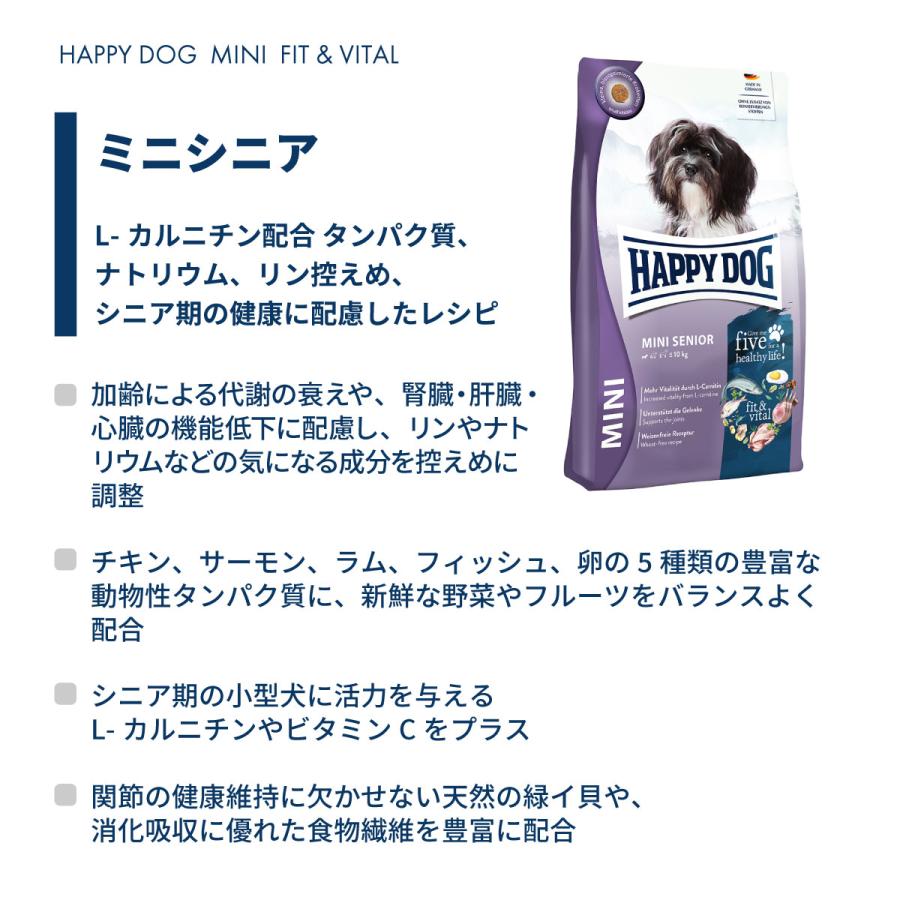 HAPPY DOG ハッピードッグ ドッグフード ミニ フィット＆バイタル