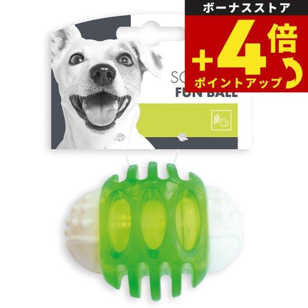 M-PETS エムペッツ PLAYドッグトイ スクィキーファンボール グリーン | 