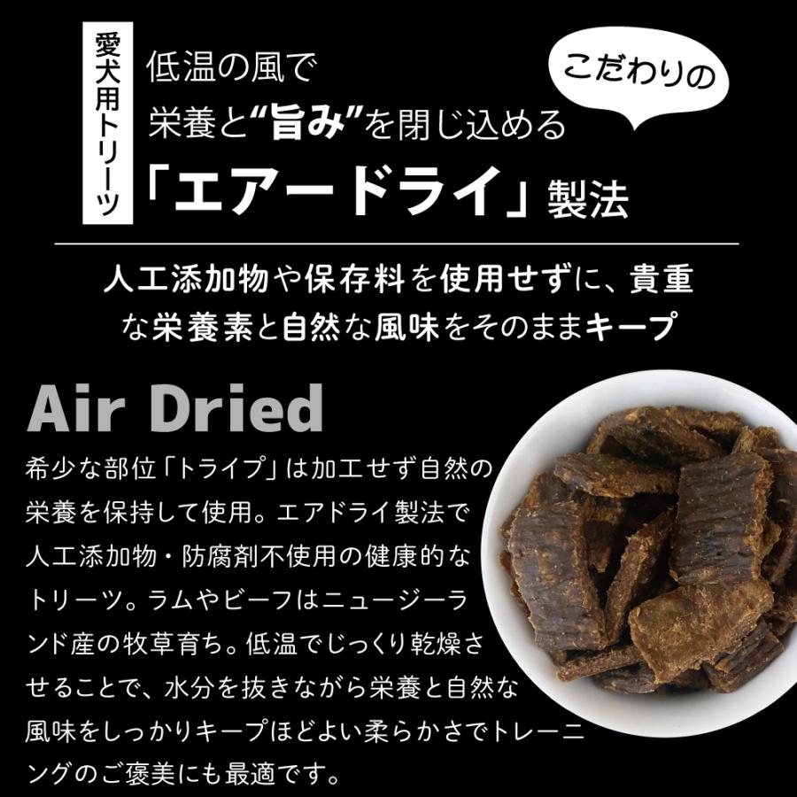 ニュートライプ ナチュラル エアードライ トリーツ ビーフwithグリーントライプ 100g 無添加 犬用おやつ |  | 02