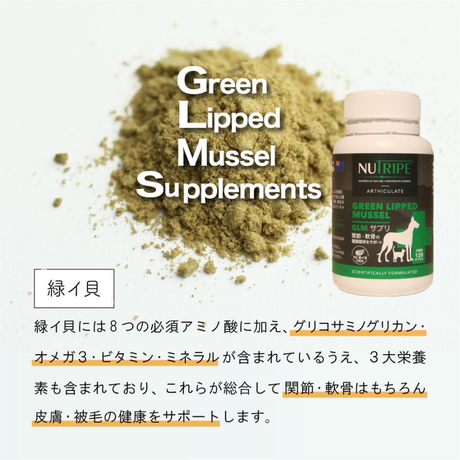 ニュートライプ サプリメント GLMサプリ 120カプセル【送料無料】 グルコサミン コンドロイチン 関節 緑イ貝 |  | 07