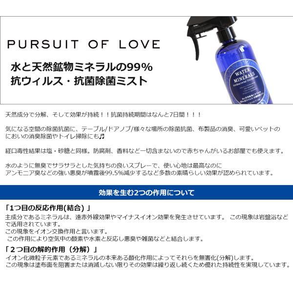 倍々+5倍！最大ポイント30倍！本日限定！パシュート オブ ラブ 水と天然鉱物ミネラルの99%坑ウィルス 抗菌除菌ミスト 詰替え 500ml |  | 01