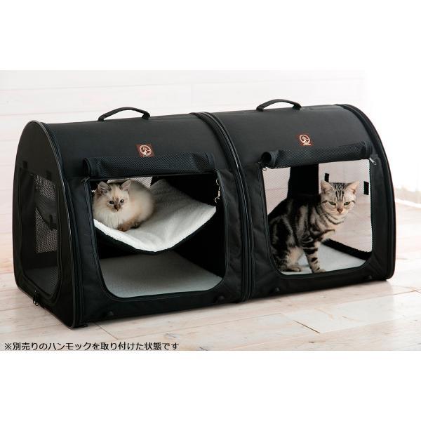 倍々+5倍！最大ポイント26倍！本日限定！ワン フォー ペット One for Pets ポータブル ケージ ダブル オールブラック 犬 猫 折りたたみの画像