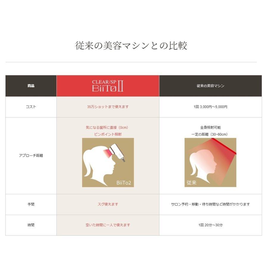 正規取扱店 BiiTo2 ビートツー スタンダードセット CLEAR/SP 脱毛器