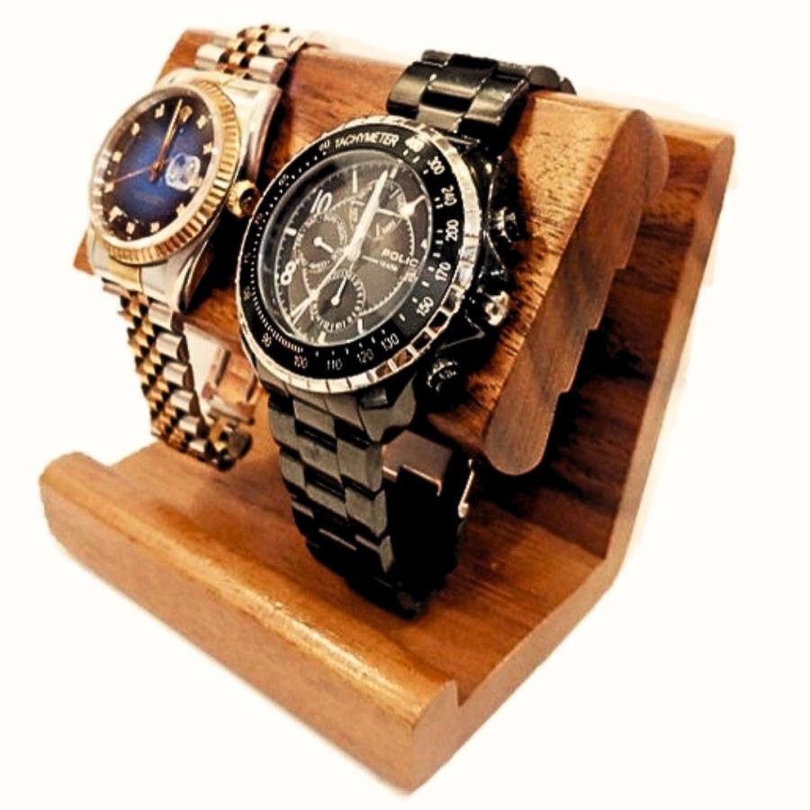 Nefelibata 腕時計 スタンド 木製 時計 置き 時計台 時計スタンド おしゃれ２本用 ナチュラルブラウン Ds N Nefelibata 通販 Yahoo ショッピング