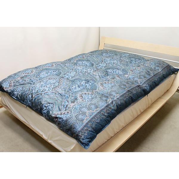 西川（nishikawa） 羽毛布団 京都西川3層 ローズ トリプルフェイス