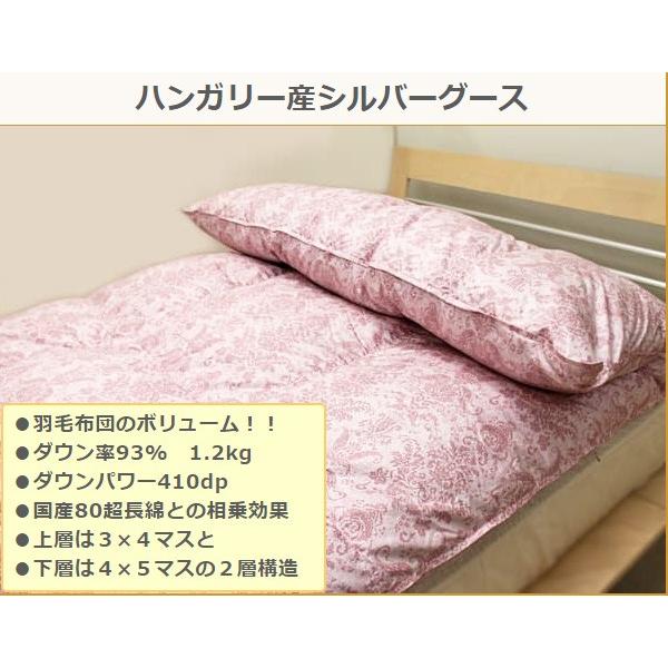 西川 羽毛布団 京都 二層 ハンガリー産 シルバーグース ダウン 西川 羽毛布団 京都 二層 ハンガリー産 シルバーグース ダウン