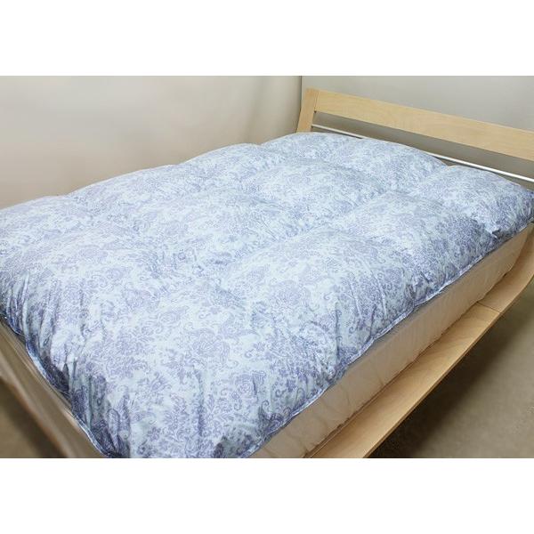 京都西川　羽毛布団 西川（nishikawa） 2500円抗菌防臭加工無料 京都西川 ローズ羽毛ふとん
