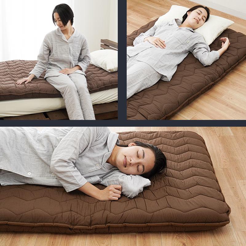 ホテル仕様 掛敷き布団 2セット 体圧分散 極厚 清潔 安心 日本製