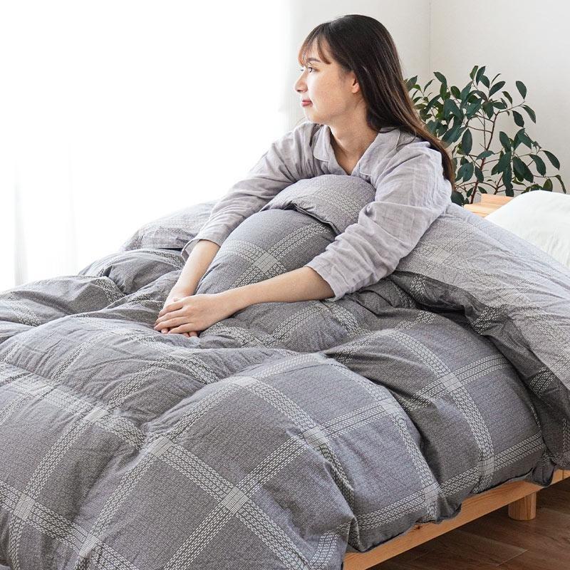 羽毛布団 シングル カナダ産 グースダウン93％ 増量1.2kg 日本製 特殊2