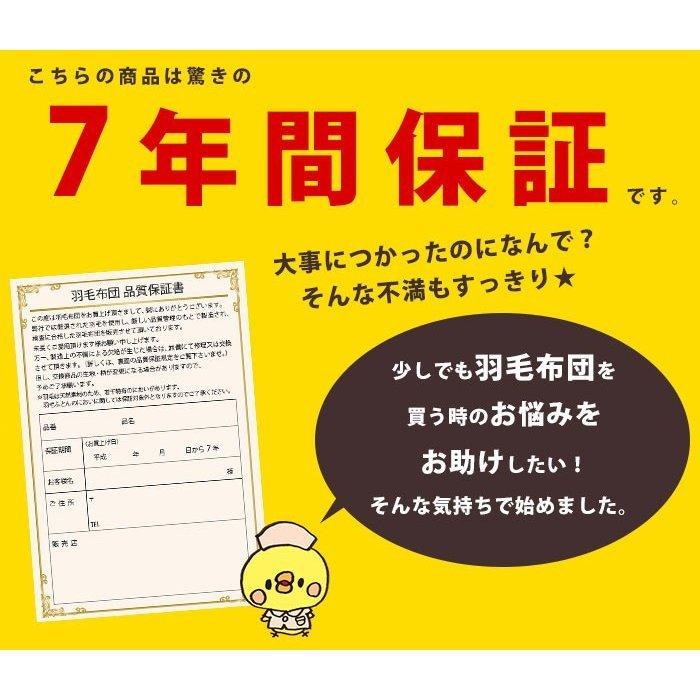 羽毛布団 セミダブル 日本製 フランス産ダウン90％ 1.4kg 国内洗浄 羽毛ふとん ロイヤルゴールドラベル 河田フェザー おすすめ｜negokochiy｜24