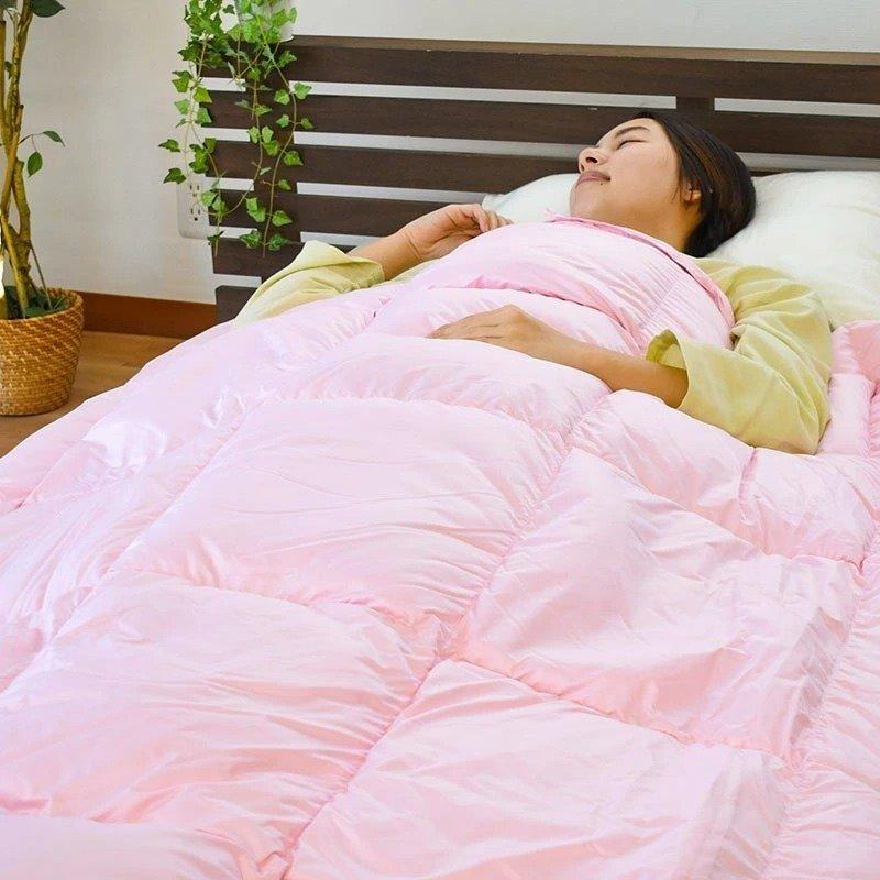 羽毛合掛け布団 シングル ダウン85% 700g 日本製 春 夏 秋 羽毛合掛け布団 シングル ダウン85% 700g 日本製 春 夏 秋