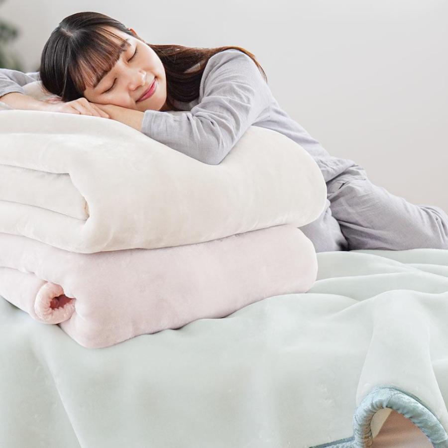 西川（nishikawa） 毛布 セミダブル 厚手 3.4kg 160×210cm オーロラ 2